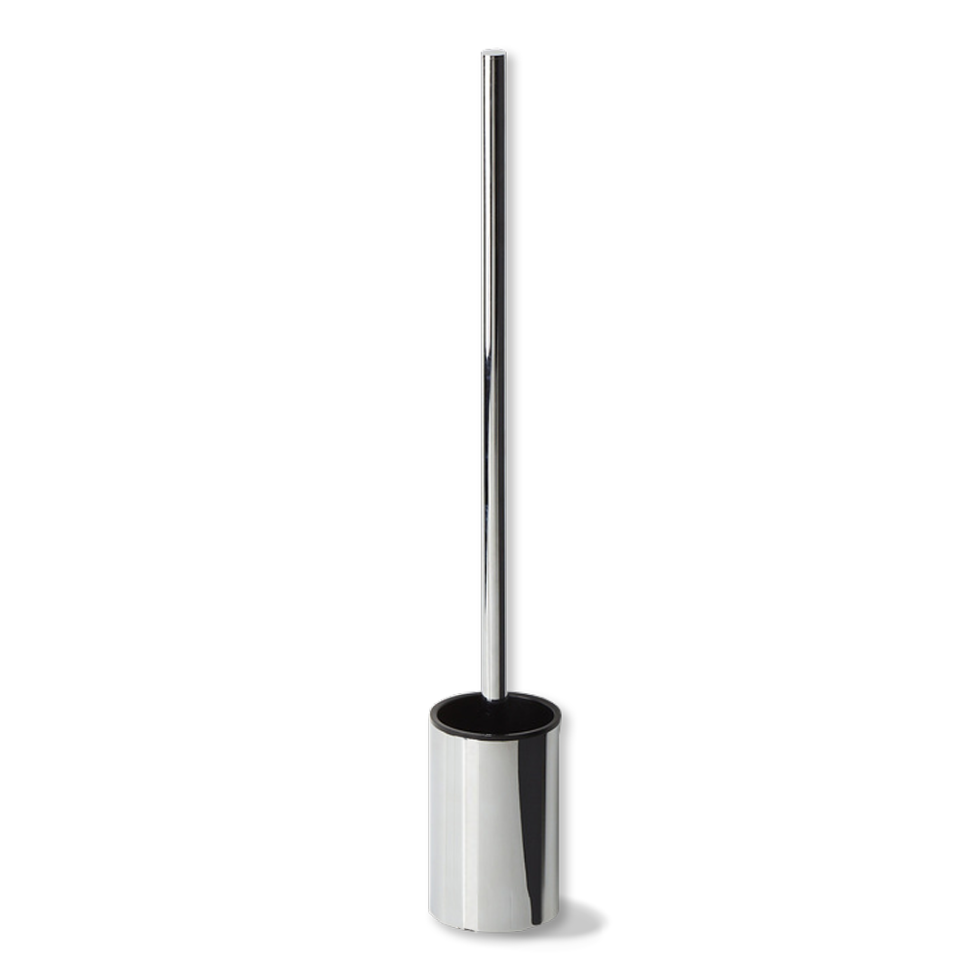 WC-Bürste DW87 von Decor Walther aus leichtem Aluminium in Chrom, nutzbar als Stand- oder Wandmodell im puristischen Design – Artikelnummer: 0858705