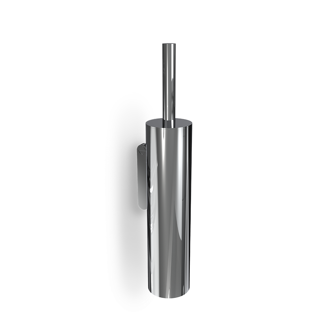 Decor-Walther SOHO WBG Wandbürstengarnitur aus massivem Messing in Chrom mit markanten Schraubdetails und urbanem Design, Artikelnummer: 0681400