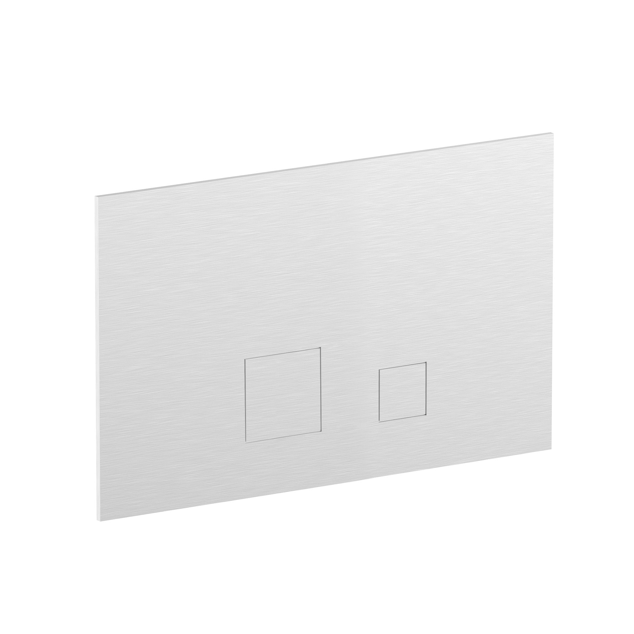 Gebürstete Edelstahl Betätigungsplatte mit quadratischen Knöpfen für Geberit Sigma WC-Systeme, Artikelnummer: 91938403