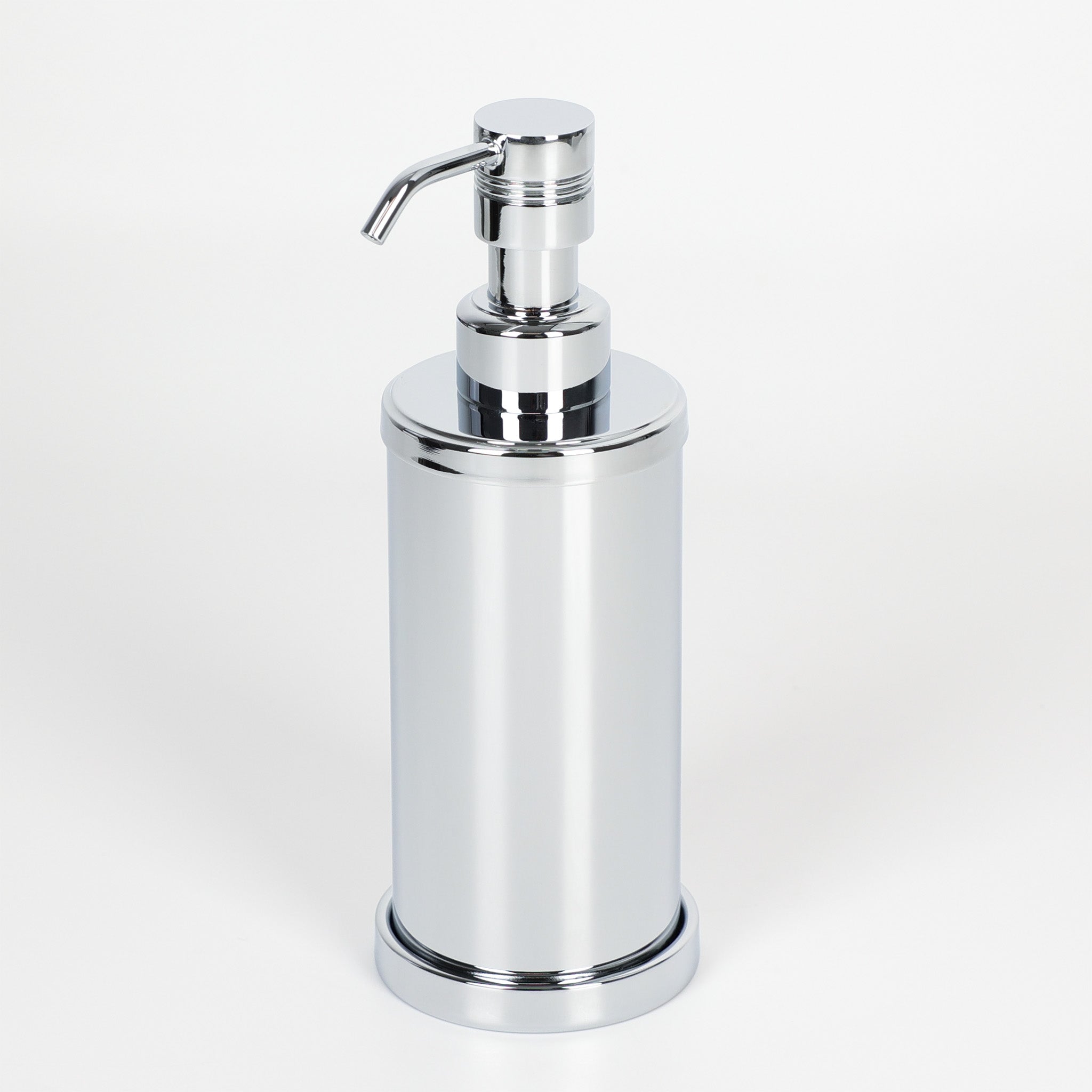 Windisch Seifenspender Classic, Chrom Zylinder, zeitloses Design für Bad, Gäste-WC oder Küche