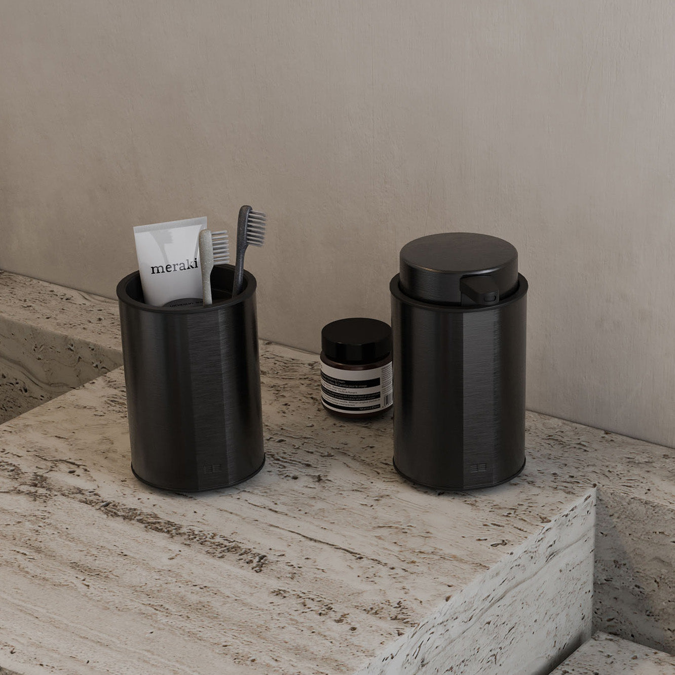 Reframe del vaso para cepillos de dientes