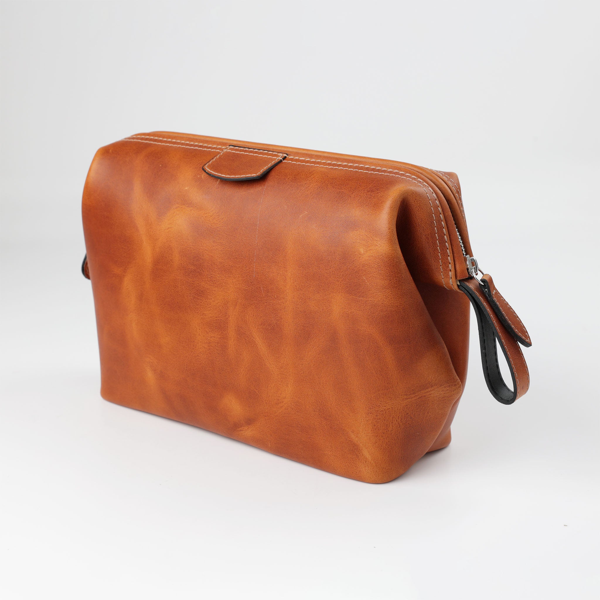 Leder Kulturtasche Mousetrap L