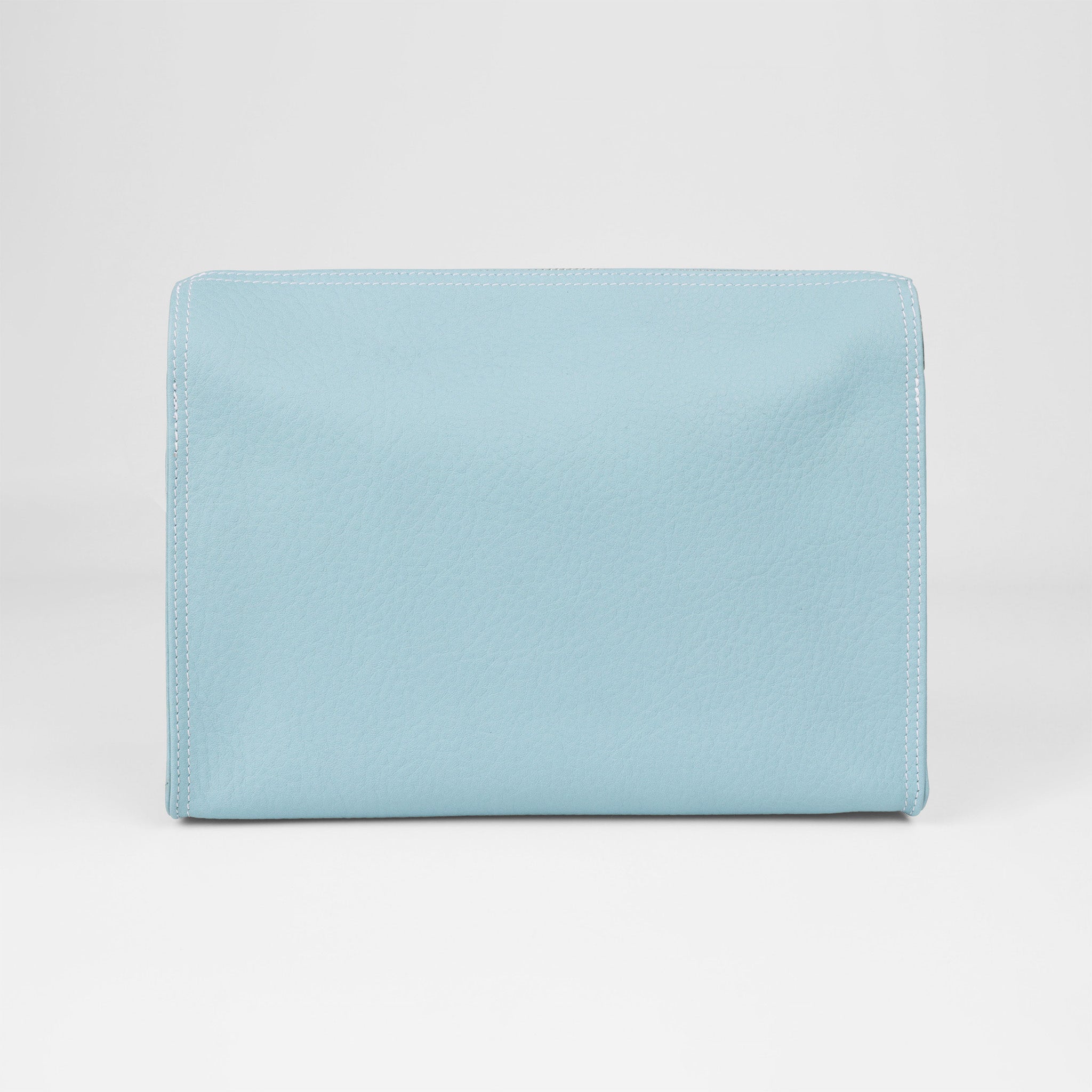 Hellblaue Kulturtasche aus Chervo Kalbsleder von F. Hammann