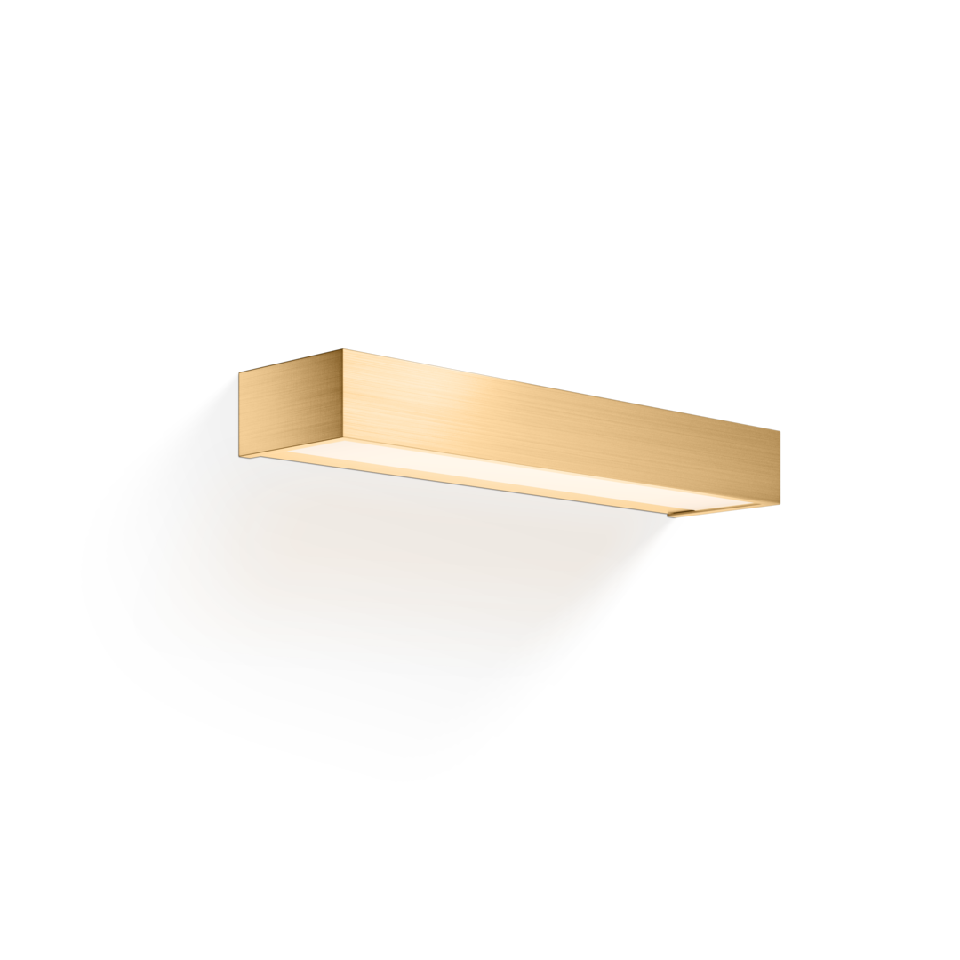 Die Decor Walther Box 40 in Gold matt, erhältlich bei dasfeinebad, bietet eine subtile Eleganz und eine sanfte Lichtquelle für Ihr Bad.