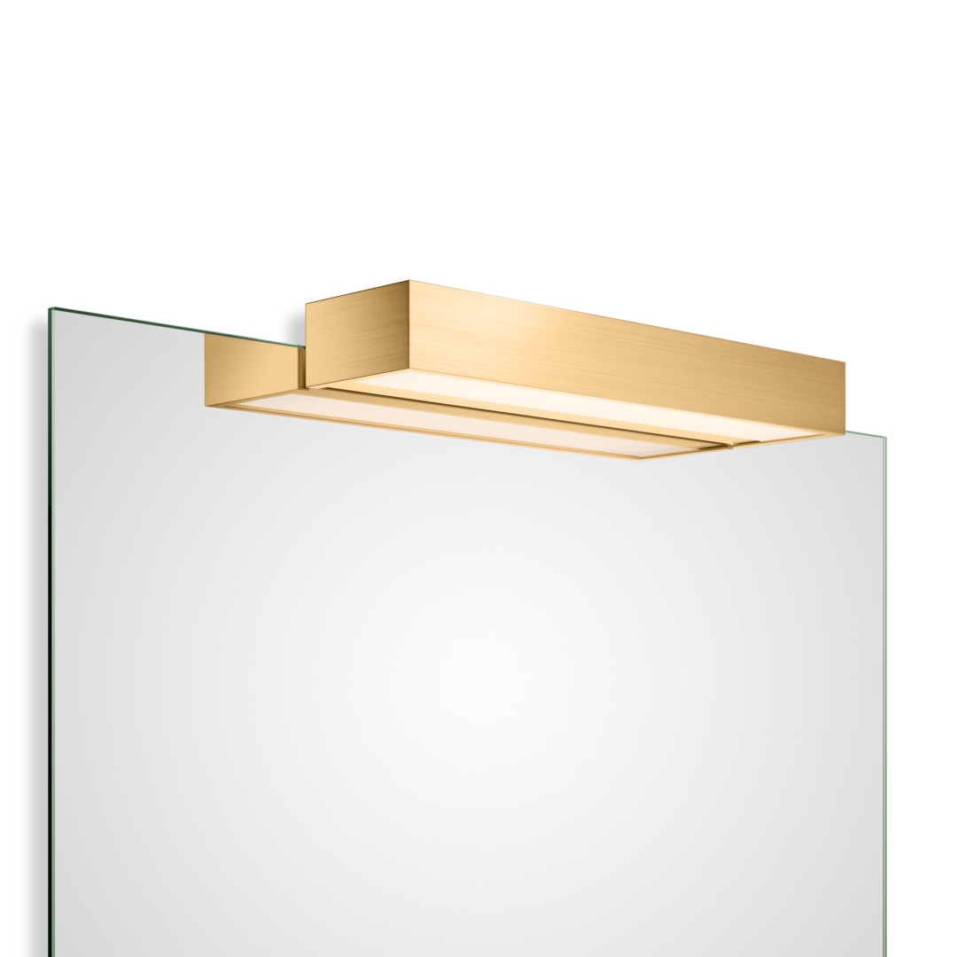 Entdecken Sie die dezente Luxusausstrahlung der Decor Walther Box 40 in Gold matt bei dasfeinebad für eine hochwertige Badezimmerbeleuchtung.
