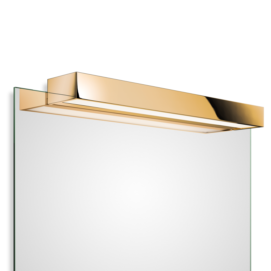 Exquisite Beleuchtungsoption mit der Decor Walther Box 25 in Gold bei dasfeinebad, bringt Eleganz und Raffinesse ins Badezimmer.