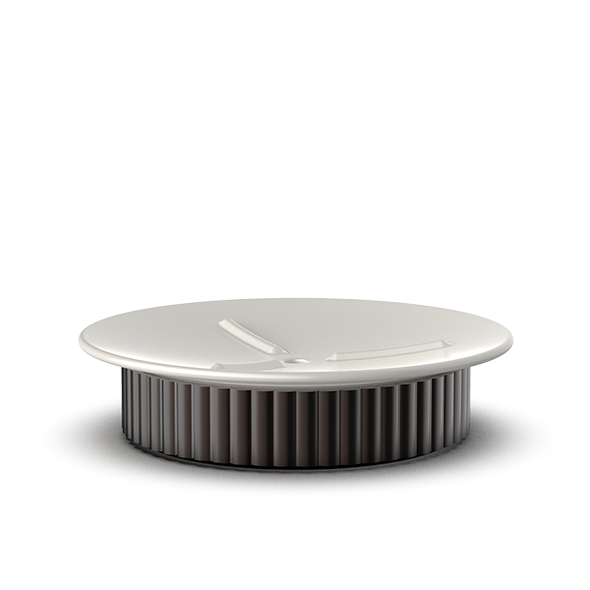 Edle Seifenablage aus Aluminium und Porzellan, ideal zur stilvollen Präsentation von Seife und Utensilien, Decor Walther OF.LINE Kollektion