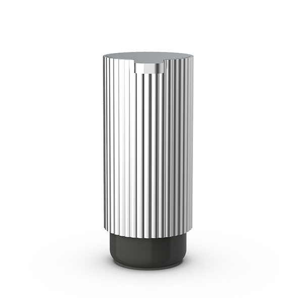 Eleganter Seifenspender aus Aluminium und Porzellan, ideal für stilvolles Badezimmer, Decor Walther OF.LINE Kollektion
