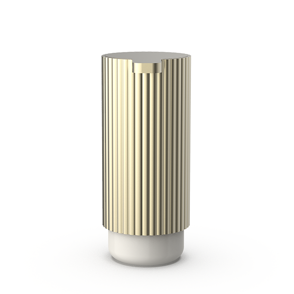 Edler Seifenspender aus Aluminium und Porzellan, perfekt für elegante Badezimmerdesigns, Decor Walther OF.LINE Kollektion
