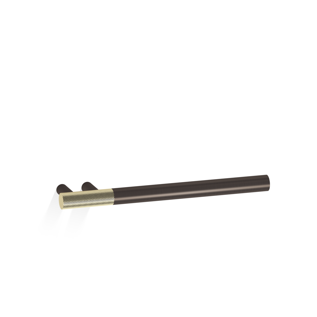 Luxuriöse Handtuchstange in Dunkelbronze und Gold Matt 24 Karat von Decor Walther, ideal für exklusive Badezimmer. Kaufen Sie jetzt bei Das Feine Bad