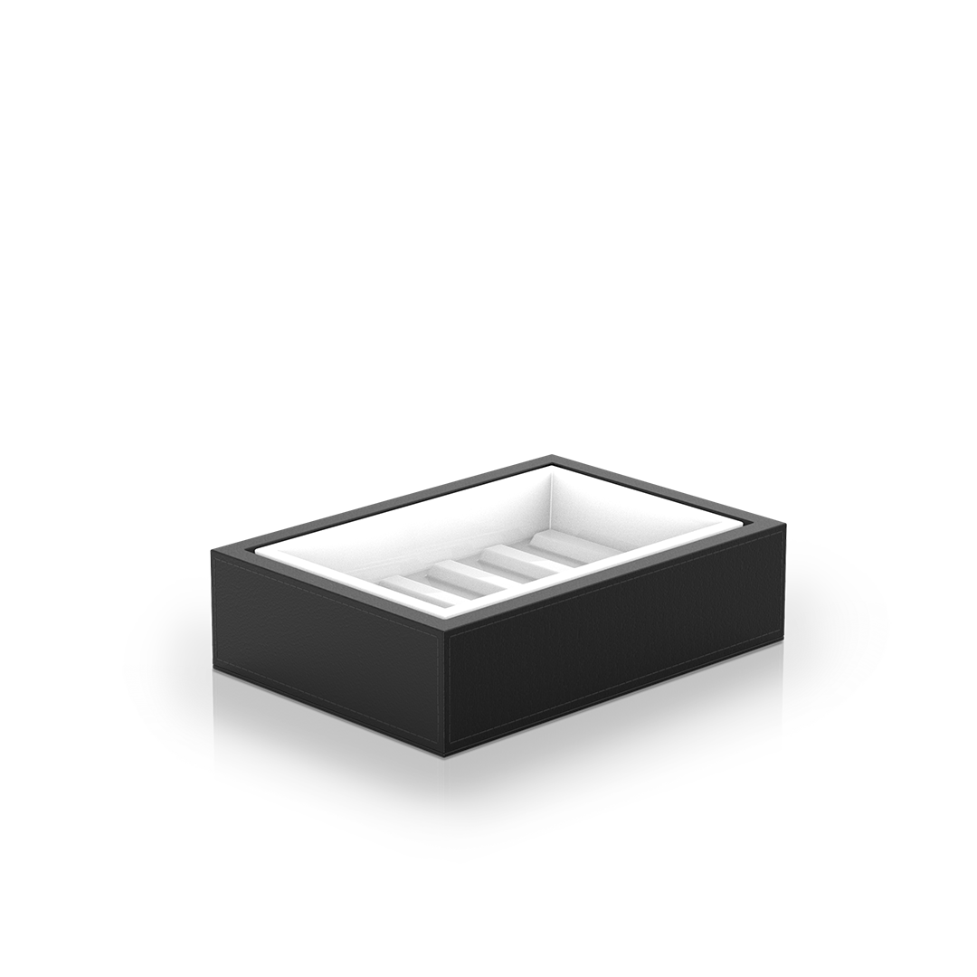 Jabonera de piel sintética Brownie STS