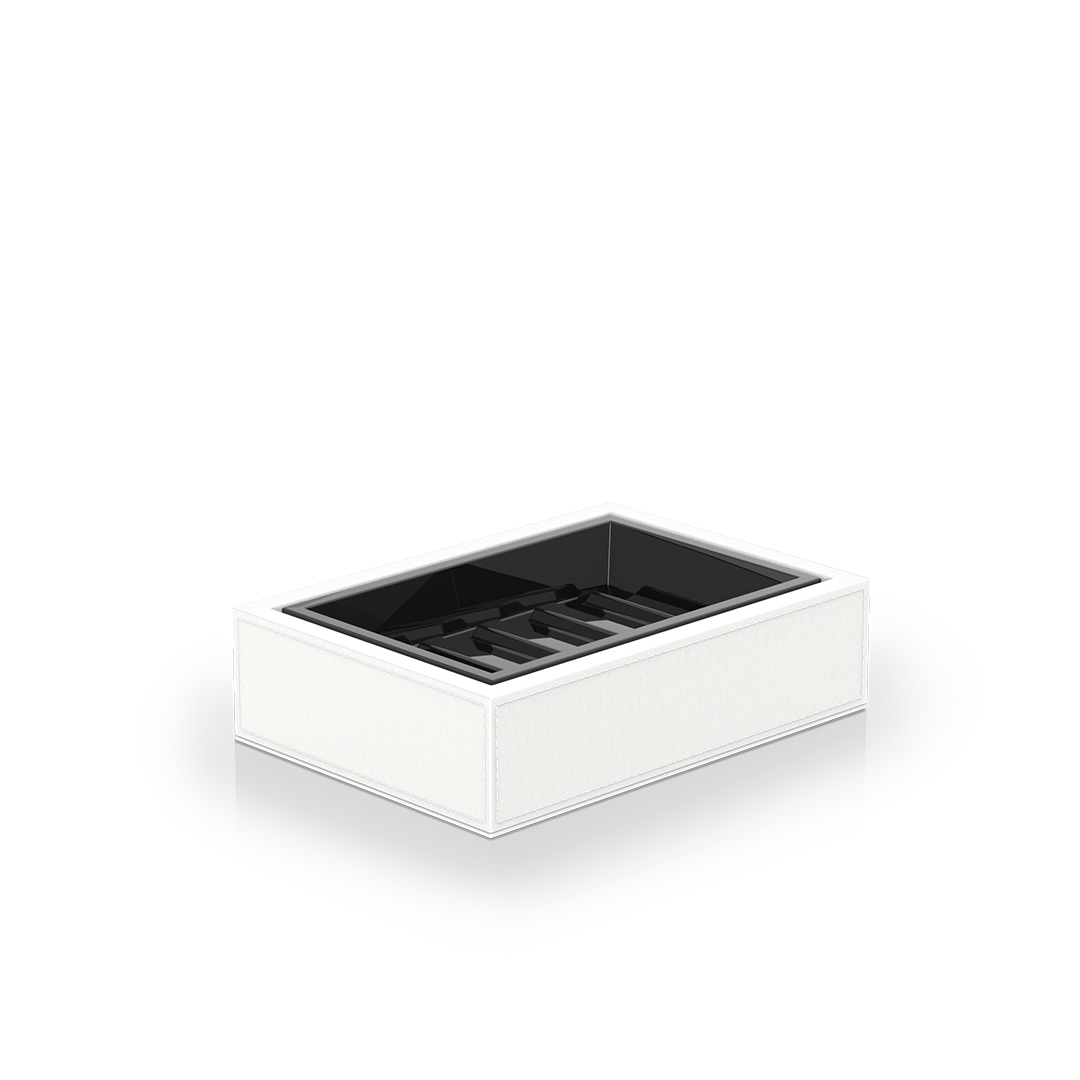 Jabonera de piel sintética Brownie STS