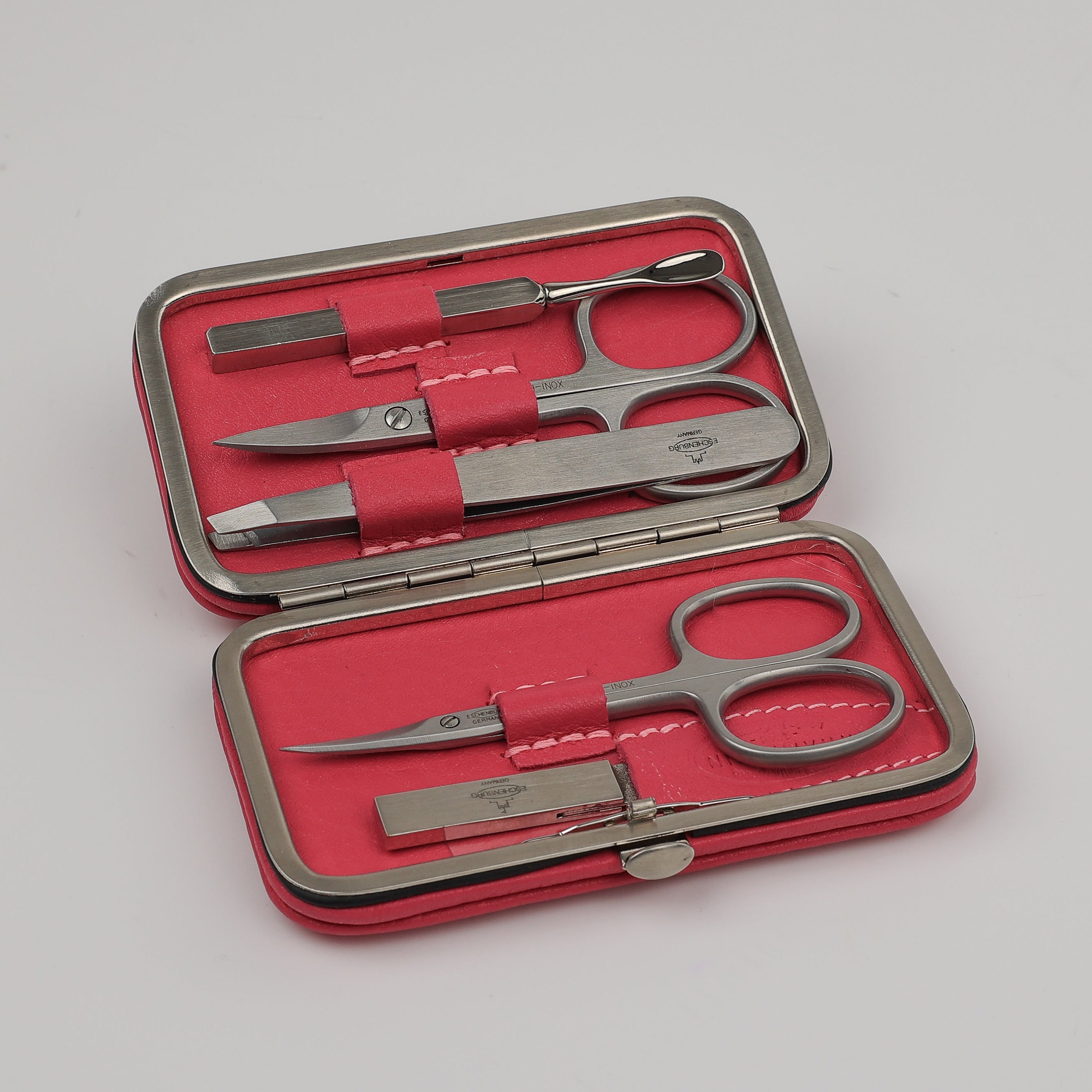 Set de manicura de cuero Frame M - 5 piezas