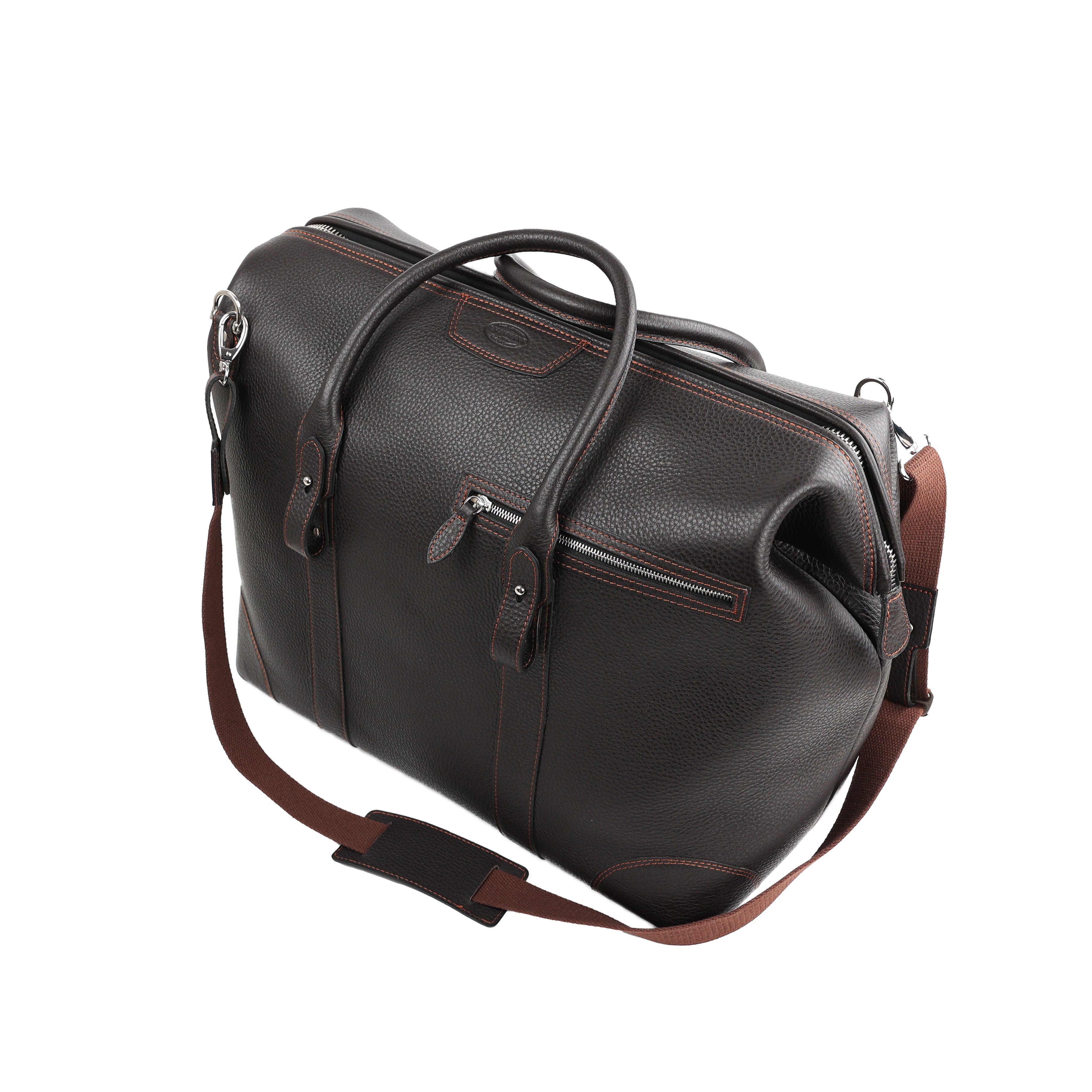 Leather travel bag Weekender XL