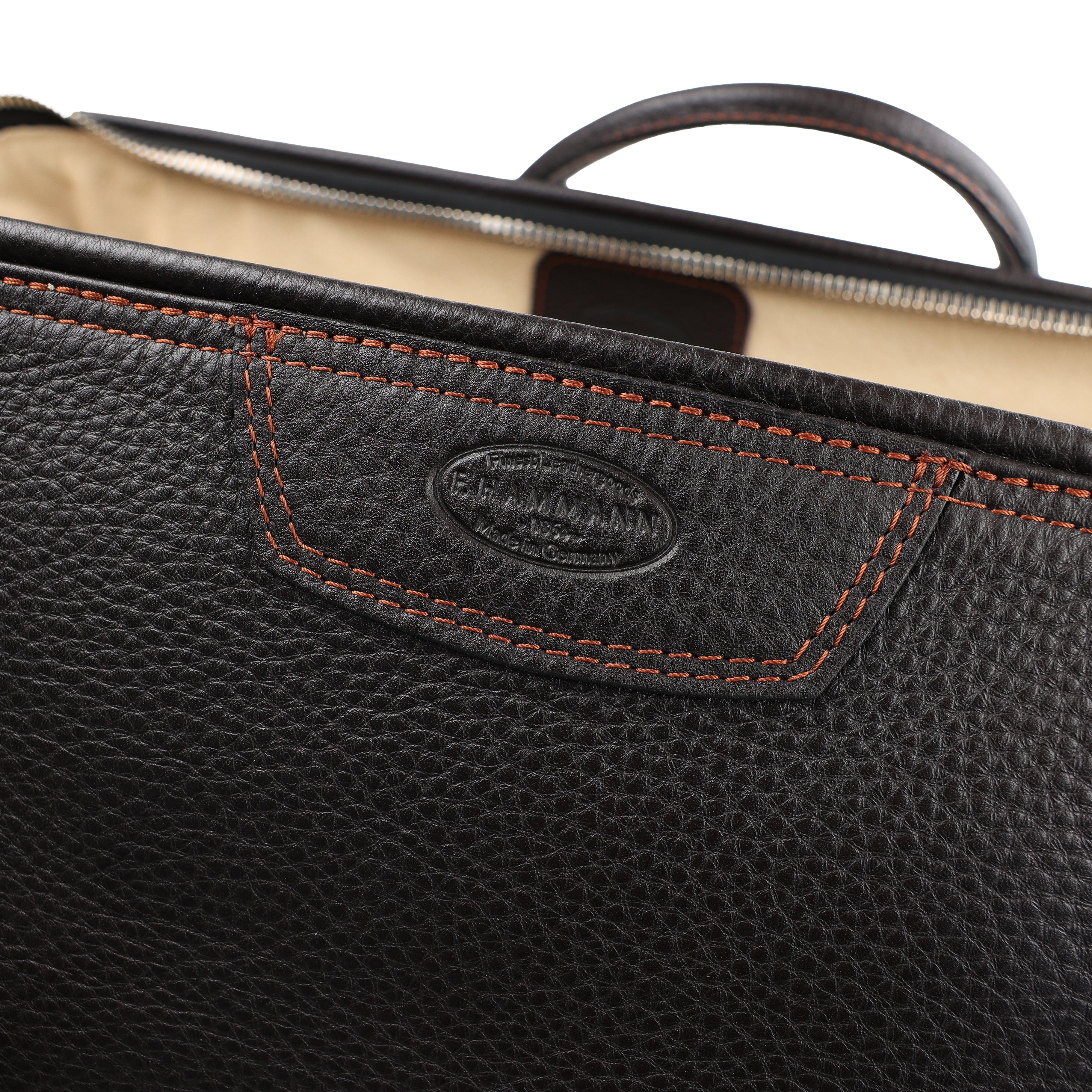 Leather travel bag Weekender XL
