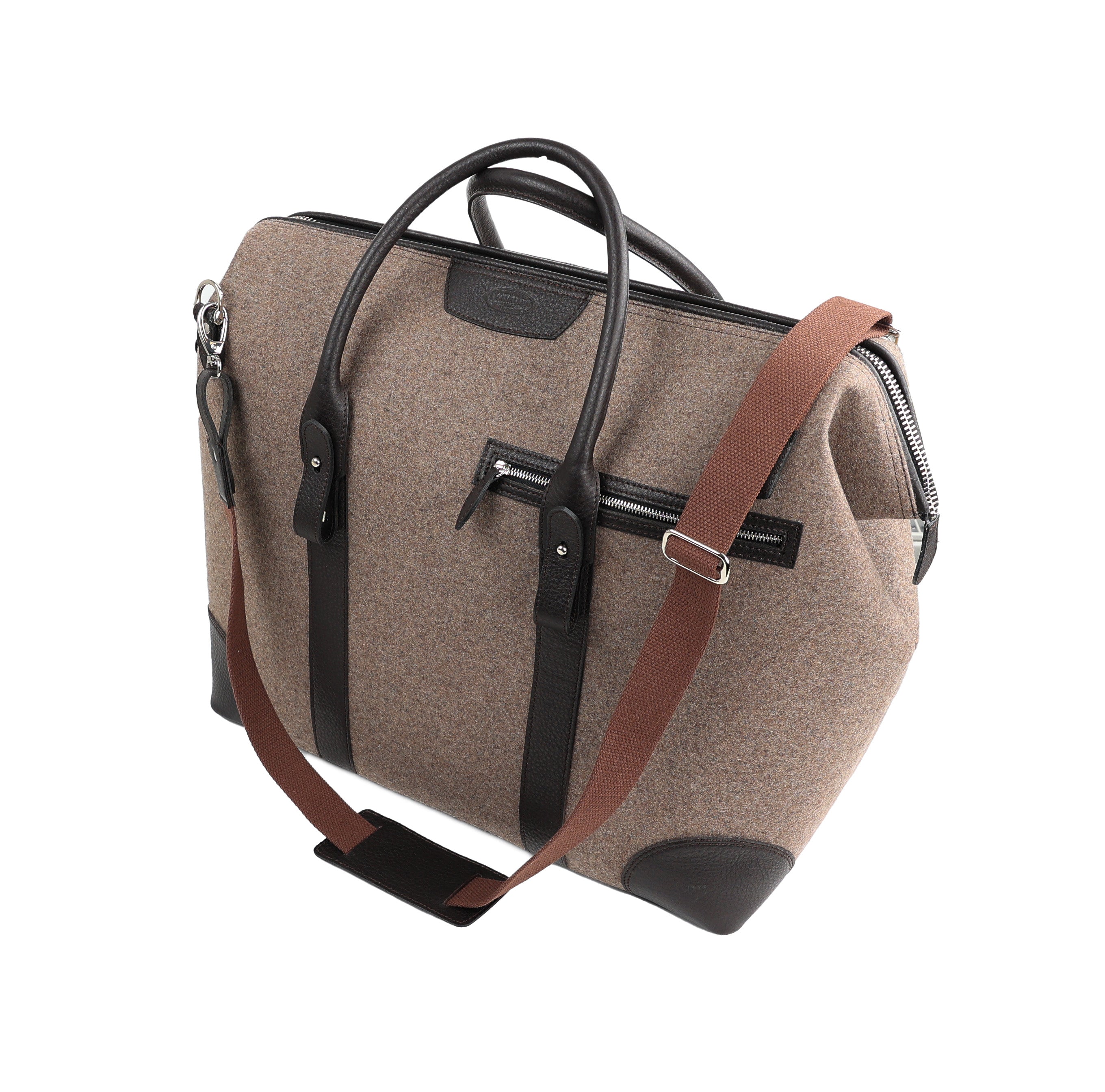 Leather travel bag Weekender XL