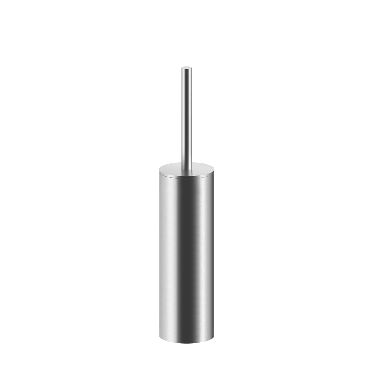 Fantini Toilettenbürstengarnitur 96937672 zur Wandmontage, Young Serie. Gebürsteter Edelstahl. Puristische italienische Designbürste für WC, langlebig und stilvoll.