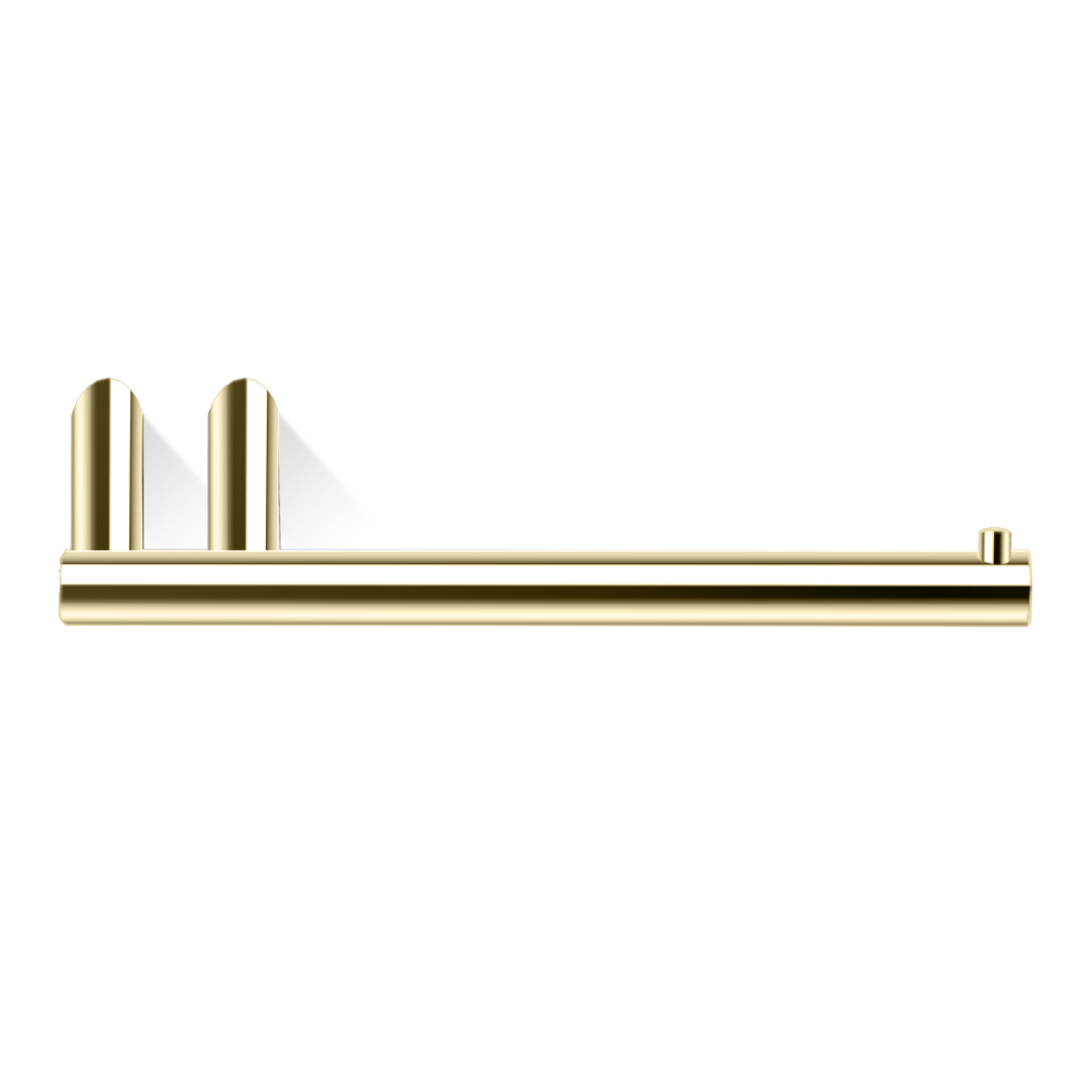 Hochwertiger Toilettenpapierhalter MK TPH1 in glänzendem Gold – stilvolle Eleganz fürs Bad