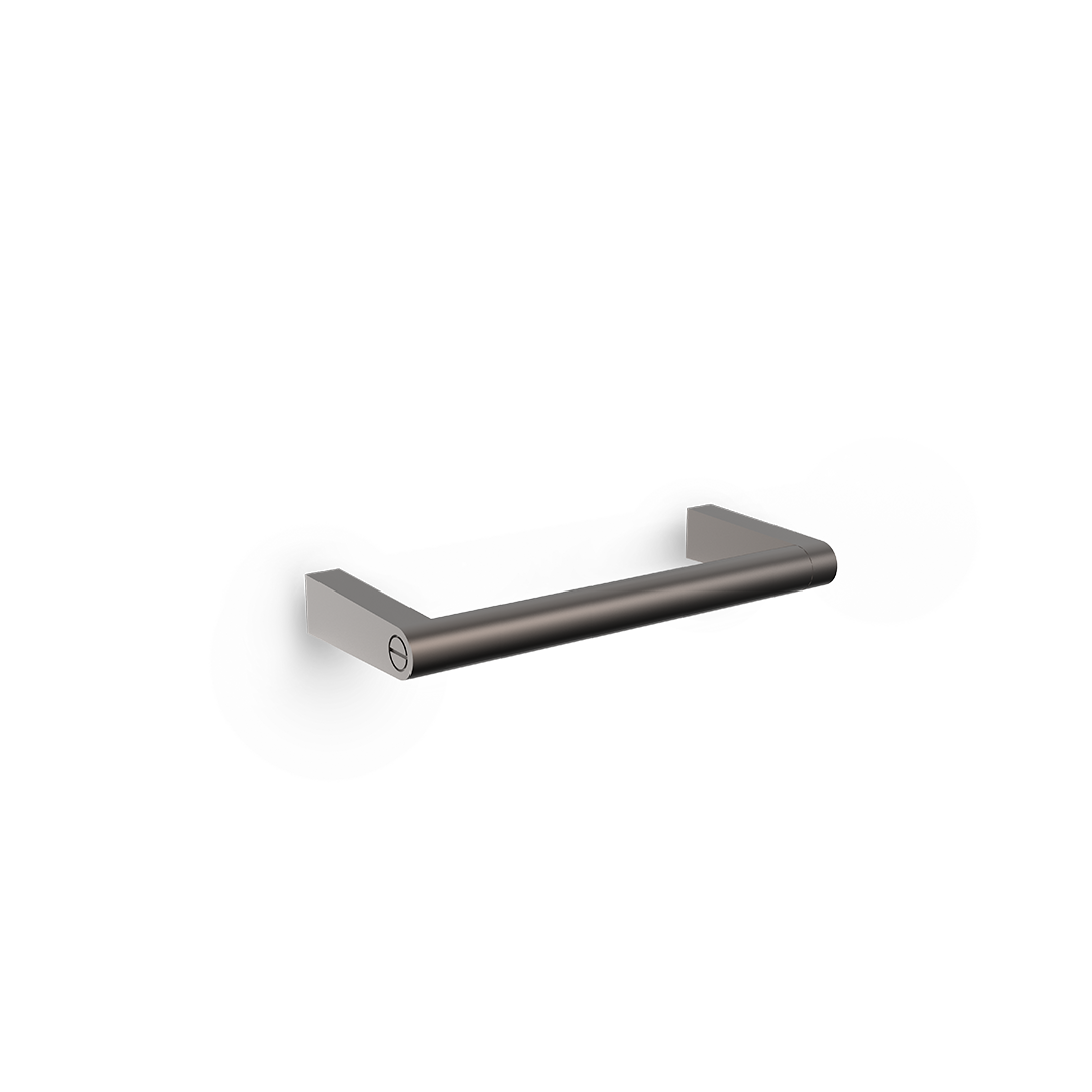 Decor-Walther SOHO HTE Handtuchstange 20 cm aus massivem Messing in Dark Metal matt PVD mit hochwertiger Oberflächenveredelung, Artikelnummer: 0680459