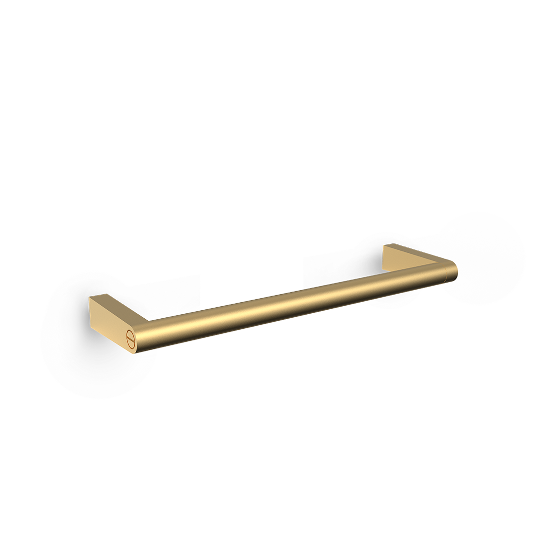 Decor-Walther SOHO HTE Handtuchstange 30 cm aus massivem Messing in Gold matt PVD zur Wandmontage, Artikelnummer: 0680582