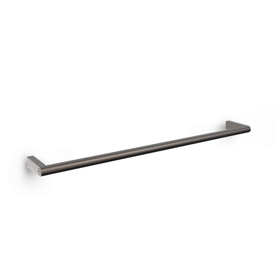 Decor-Walther SOHO HTE Handtuchstange 60 cm aus massivem Messing in Dark Metal matt PVD mit hochwertiger Oberflächenveredelung, Artikelnummer: 0680759