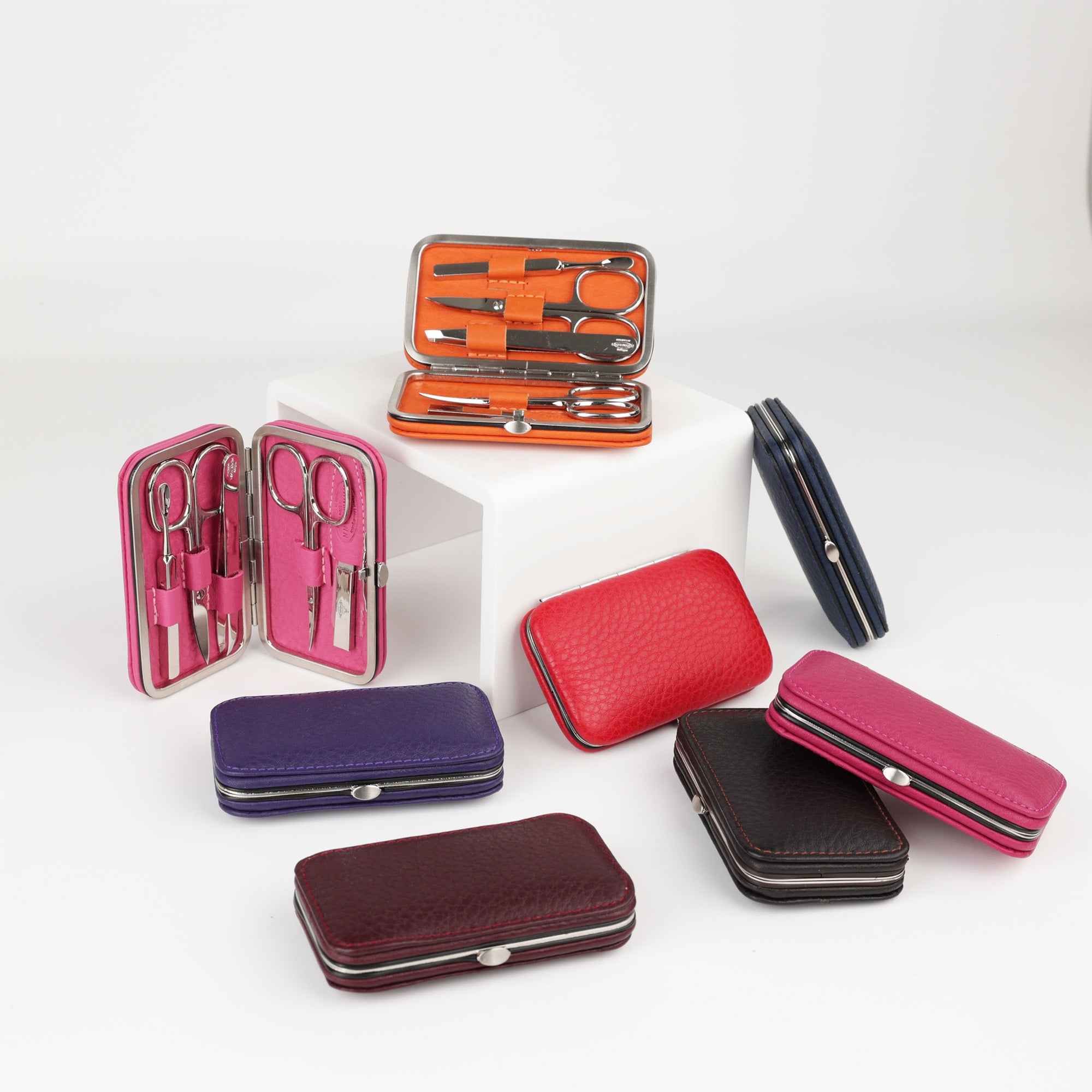 Set de manicura de cuero Frame M - 5 piezas