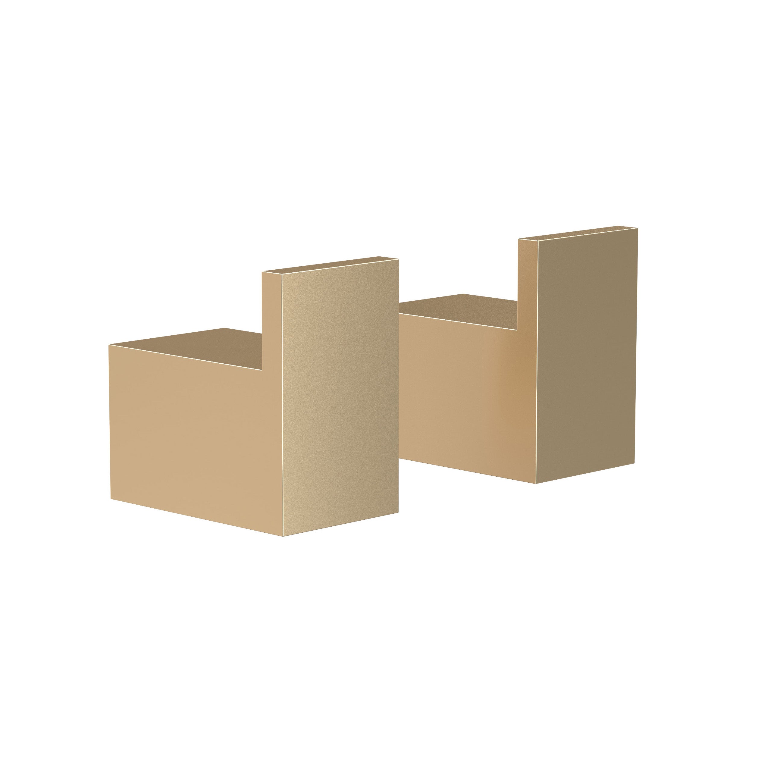 Eckige Handtuchhaken Quadra Groß 3012-036