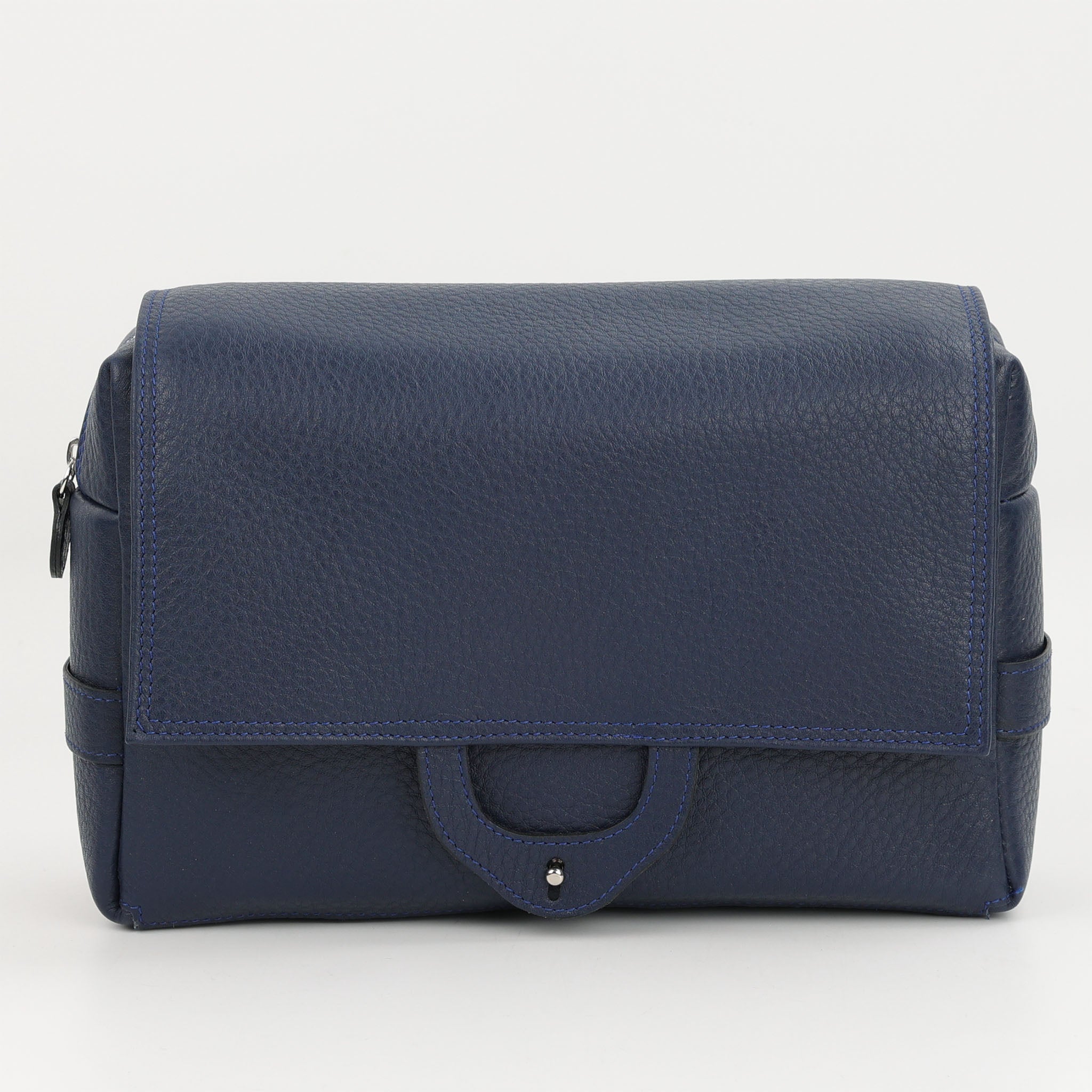Leather Toiletry Bag with Roll, XL