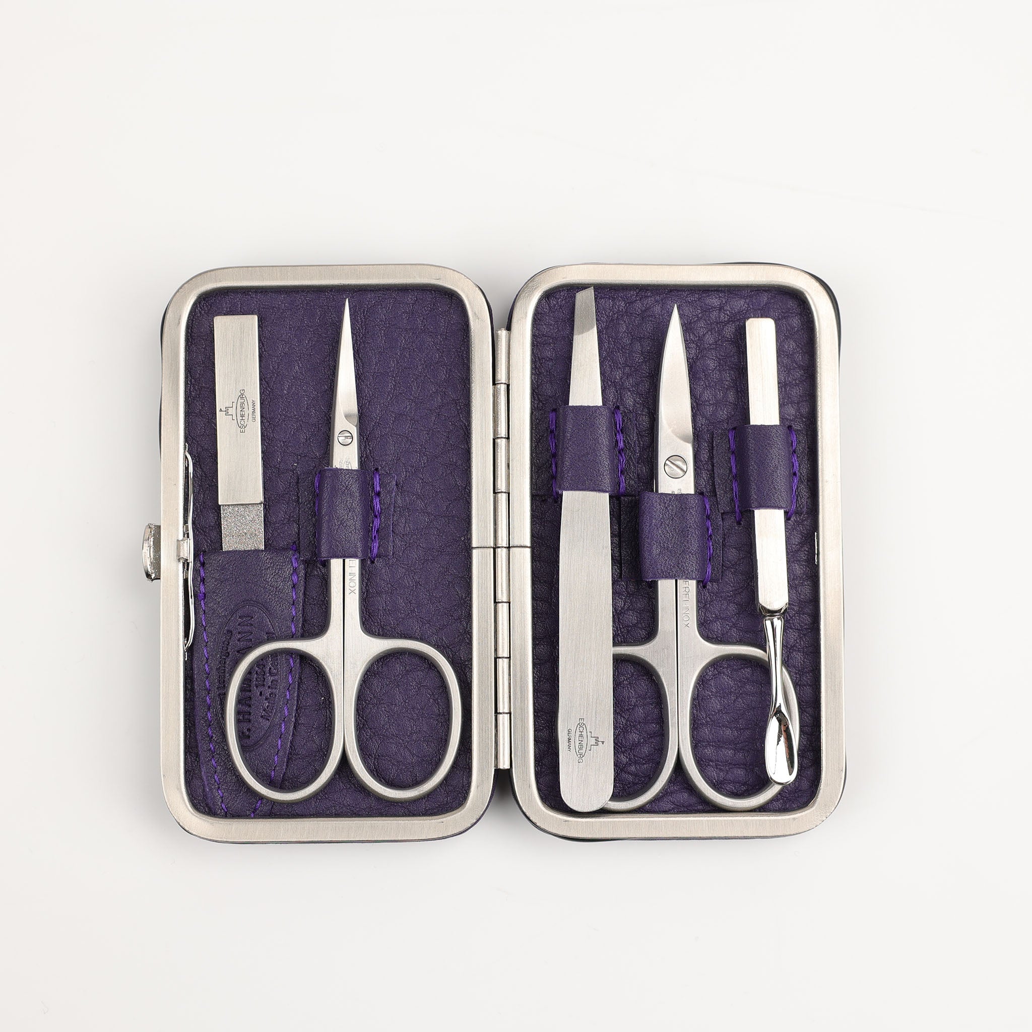 Set de manicura de cuero Frame M - 5 piezas