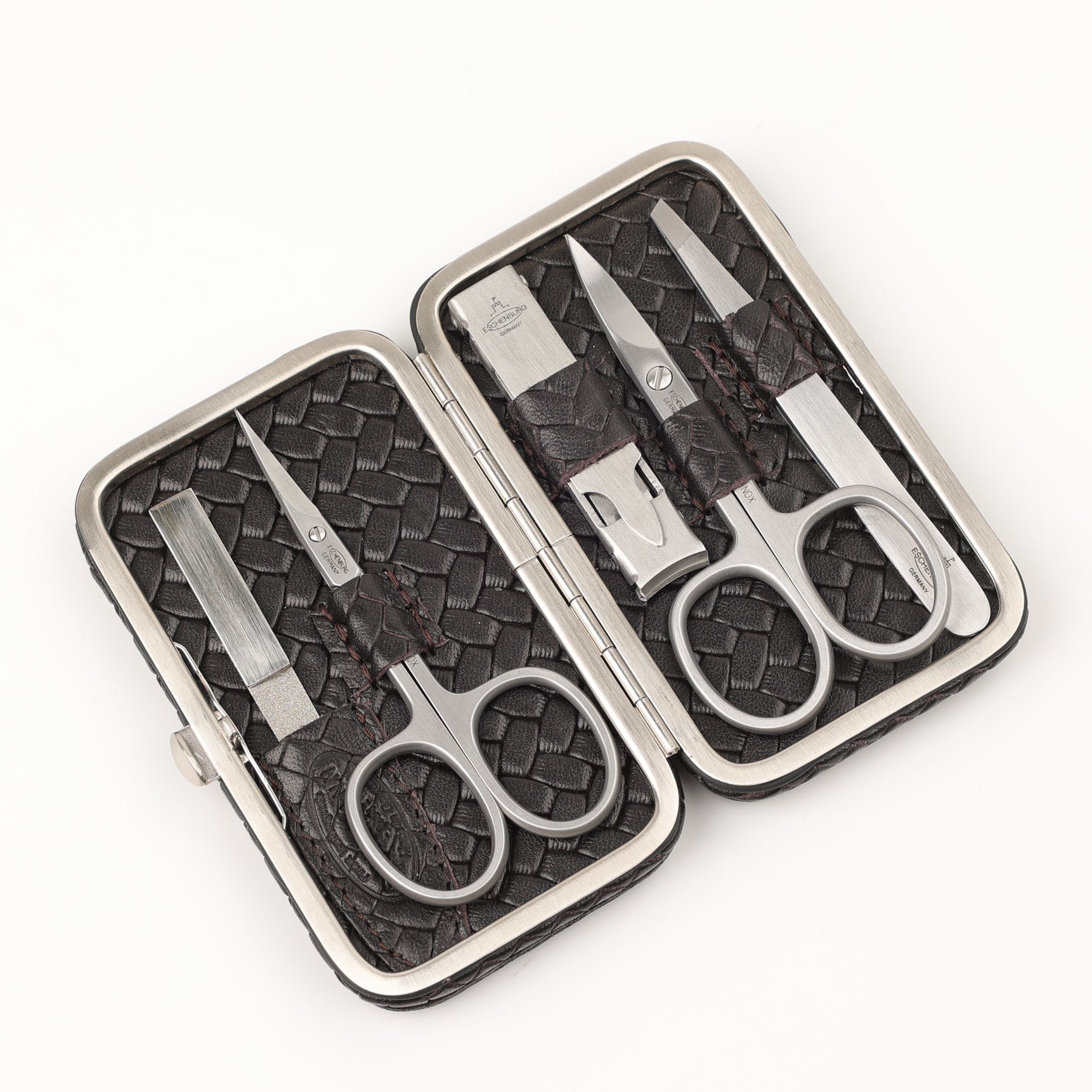 Set de manicura de cuero Frame M - 5 piezas