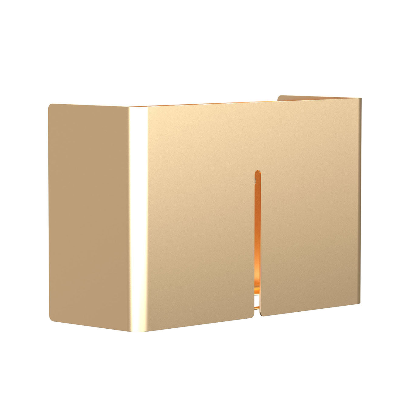 Gebürsteter Gold Papierspender 1981 von Frost Denmark – edles Design für anspruchsvolle Badarchitektur