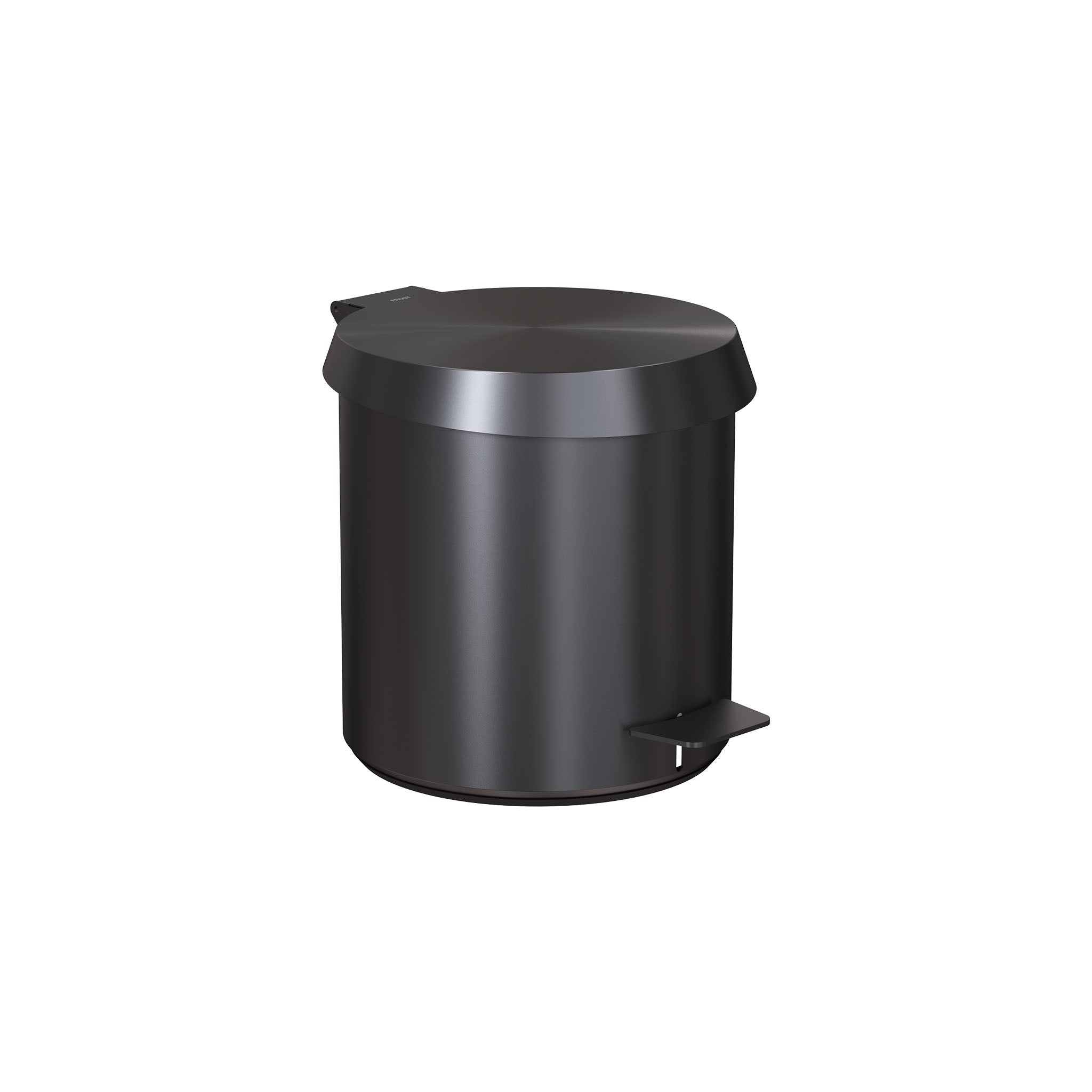 Treteimer 3001 in Schwarz gebürstet – stilvolles Designaccessoire von Frost für Ihr Badezimmer.