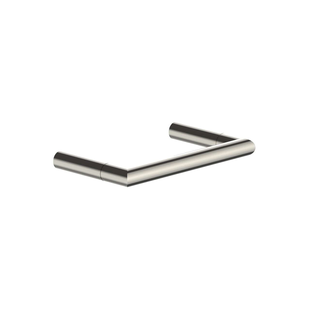 Fantini Toilettenrollenhalter 96957609 Young, glänzendes Nickel PVD. Geschlossener WC-Papierhalter im minimalistischen Stil. Passend zu Fantini Kollektionen. Made in Italy.