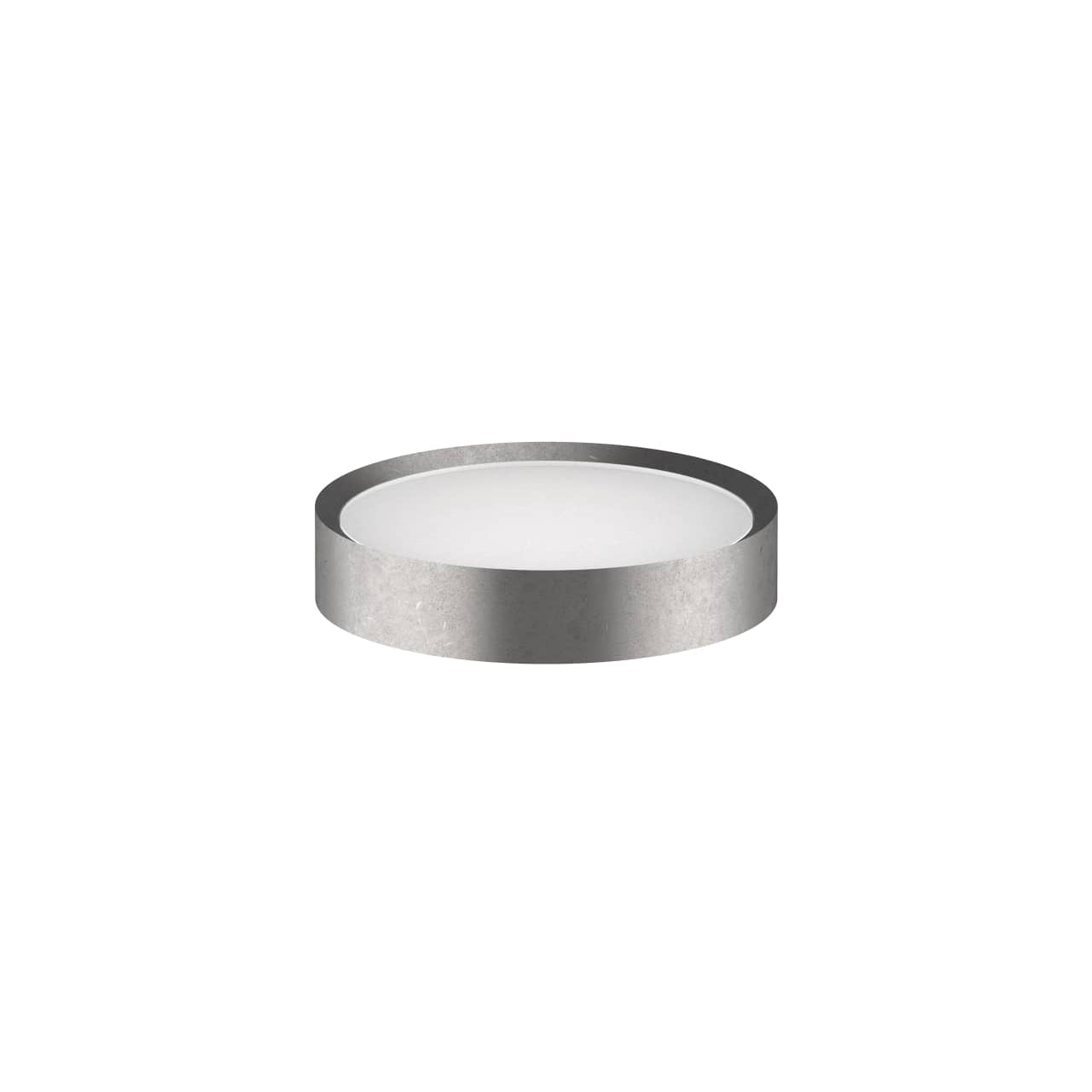 Raw Metal PVD wandmontierte Seifenbank aus massivem Messing mit edler Glaseinlage, Young Kollektion Fantini, robuste und stilvolle Seifenablage für modernes Badezimmer, Made in Italien