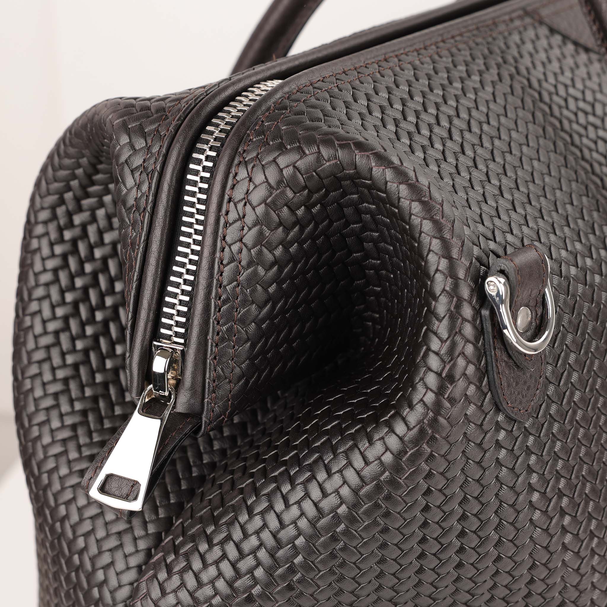 Leather travel bag Weekender XL