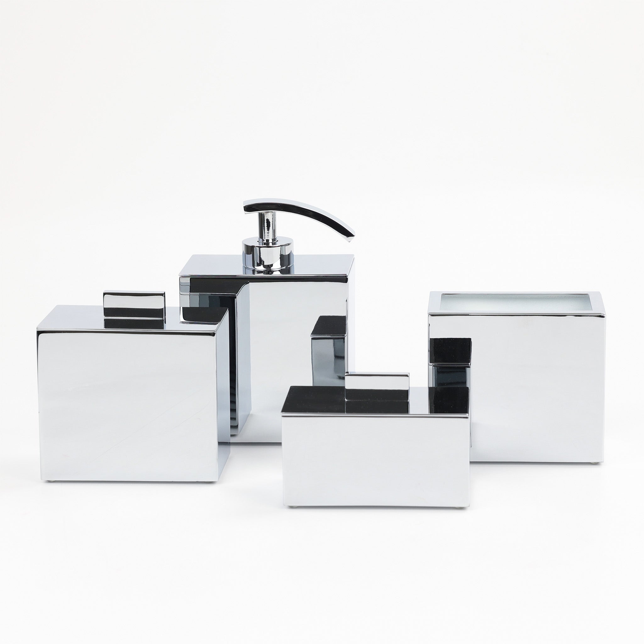 Windisch Produktlinie Box Linear in Chrom, Brush Holder, Seifenspender, Aufbewahrungsdosen in einer Gruppe