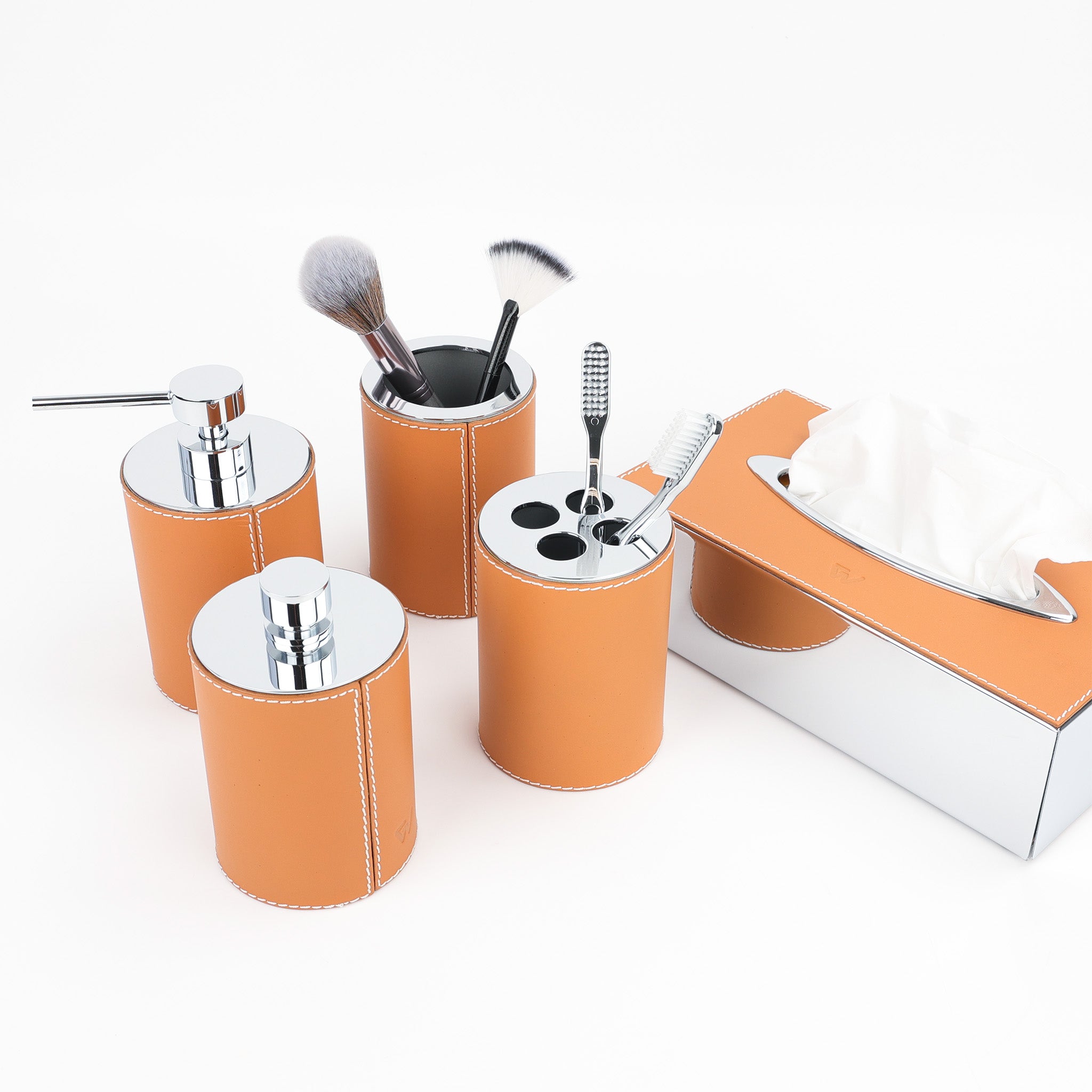 Boîte de rangement en cuir 88416Q