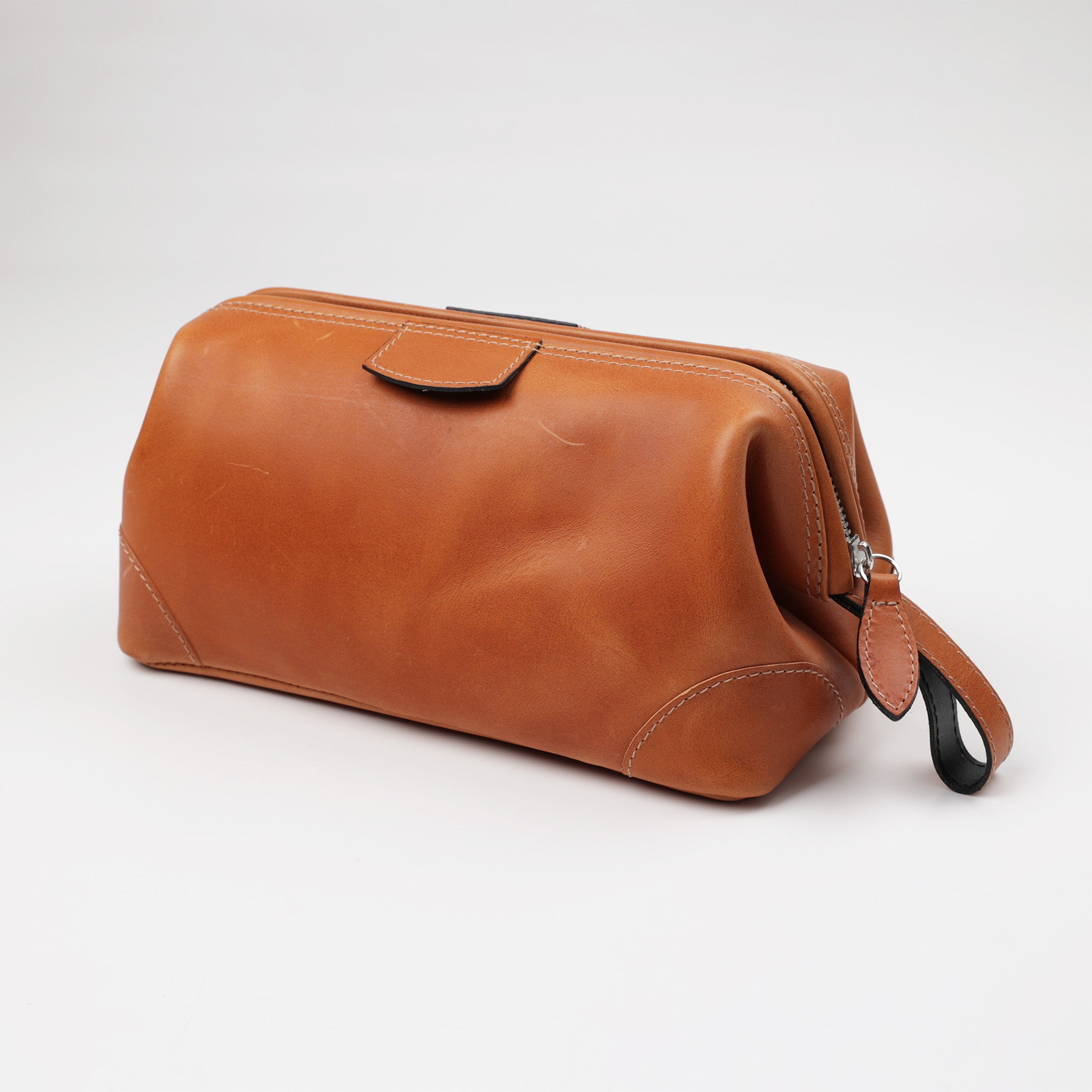 Leder Kulturtasche Mousetrap M