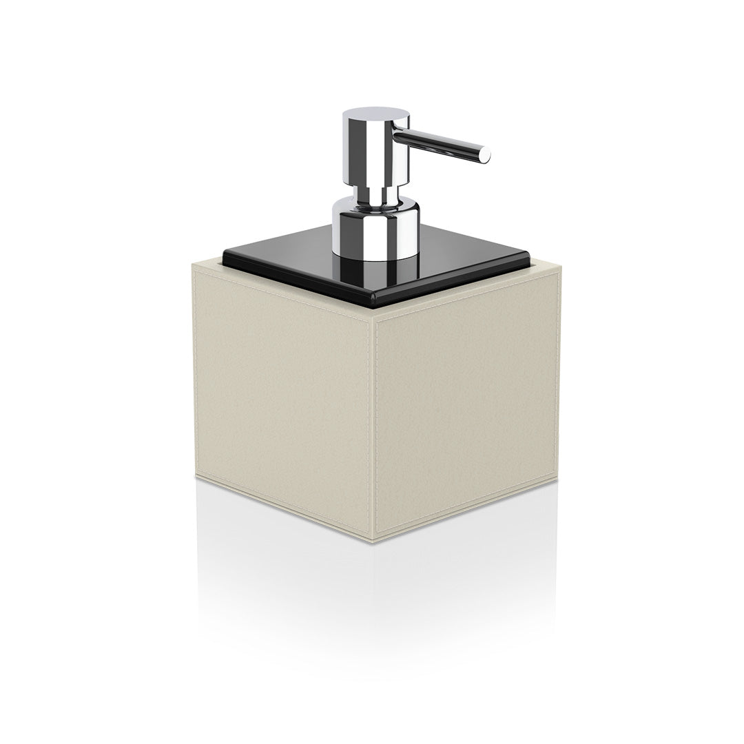 Faux Leather Soap dispenser Brownie SSP