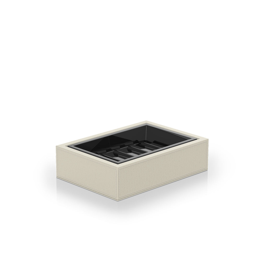 Jabonera de piel sintética Brownie STS