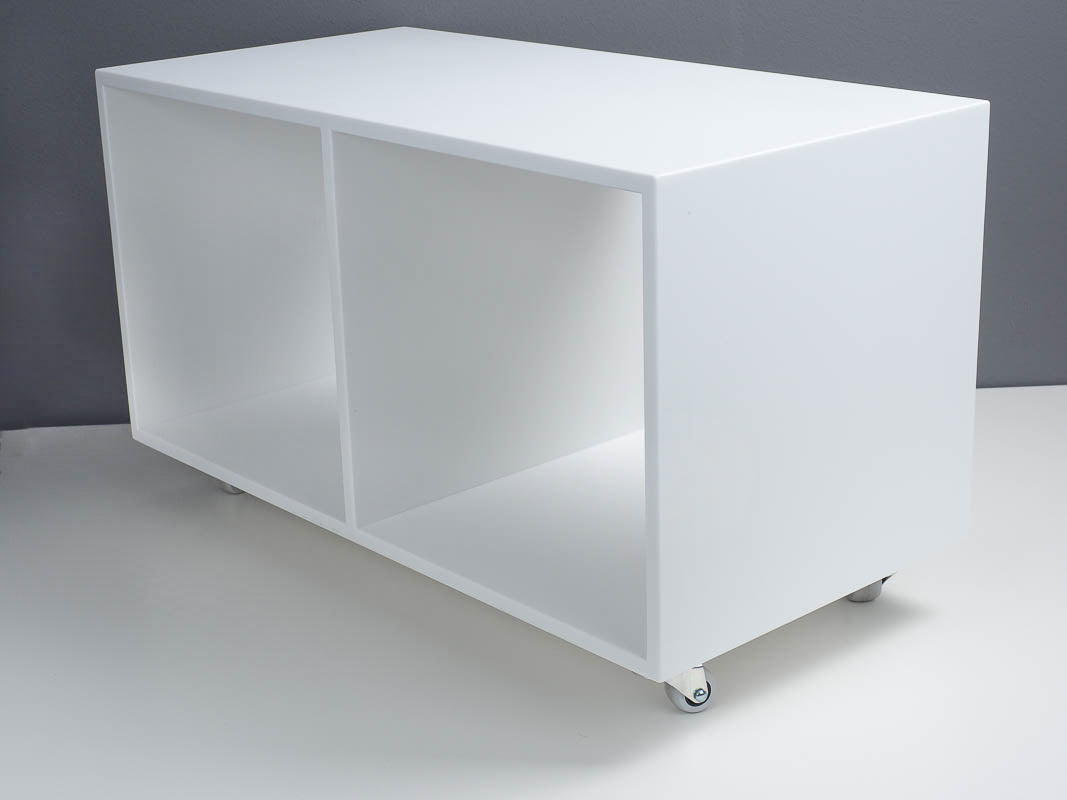  Corian® Rollcontainer DFB-Design N4 weiß
